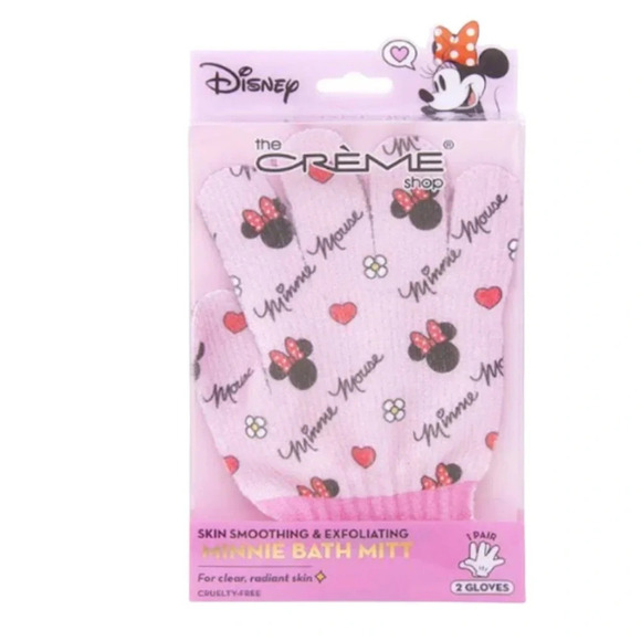 The crème  shop skin smoothing Minnie Mouse Bath Mitt - Picture 1 of 8